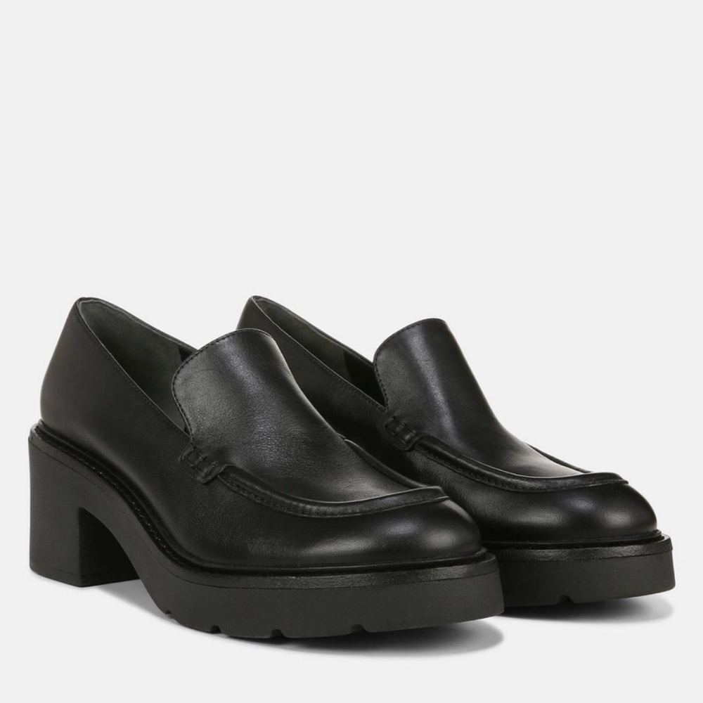 Vince Rowe Leather Lug Loafers